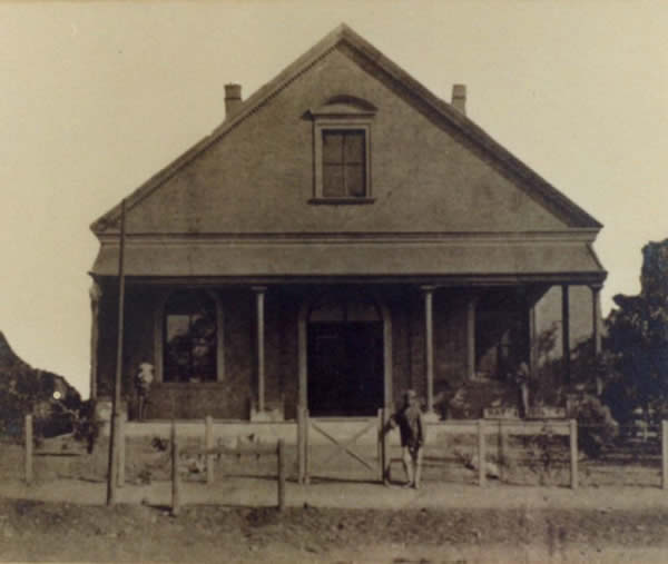 The original Natal Society Library building in 102 Longmarket Street in 1878